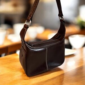 Wilson Brown Leather Shoulder Bag
